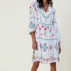 🆕 Hale Bob Hulya Embroidered Dress XL